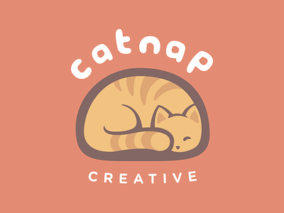 Catnap Creative branding catnap cats creative cute illustration logo playful