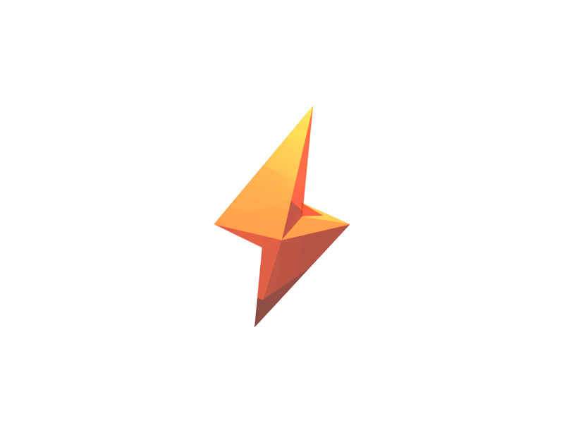 Power Up! 3d animation blender gif item low poly lowpoly