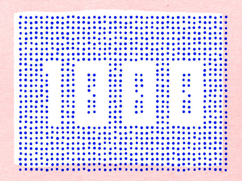 1000 dots for 1000 followers 1000 1k animation dots dribbble followers illustration