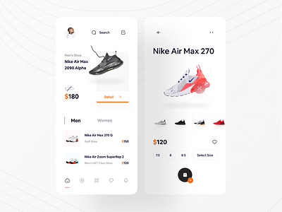 Shoe App Concept ❤