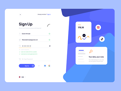 Easymail: Sign Up