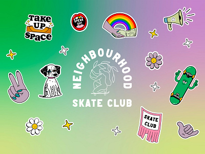 Neighbourhood Skate Club Stickers