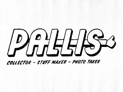 Pallis Logo Stamp branding design handmade logo stamp