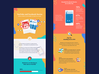 Social Media Platforms to watch in 2020 - Infographic icons illustration infographic vector