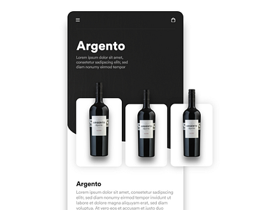 Argento adobe xd colors design gradient interface ui
