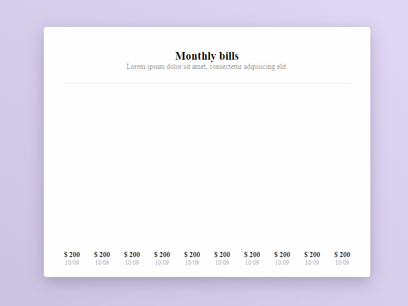 Chart Board | Pure CSS | Static
