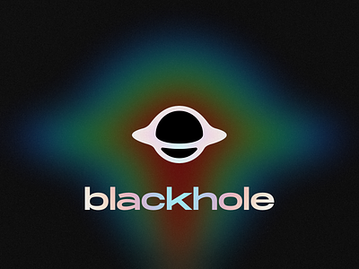 Blackhole Branding - Concept blackhole branding brutal brutalism brutalist concept gradient inverted logo mark minimal oil spill simple space