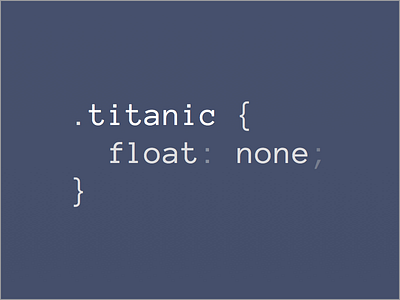 .titanic @2x css flat fun playoff pun rebound titanic