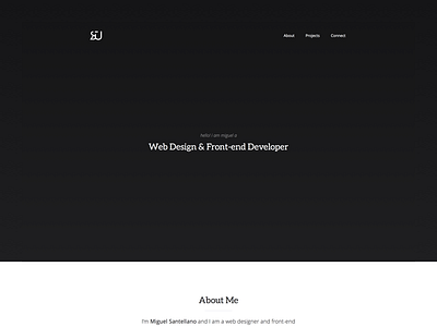 StayUber Portfolio @2x design folio front end minimal portfolio web