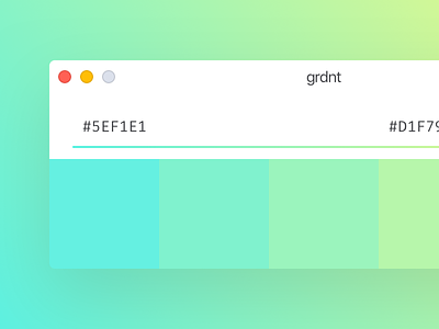 Grdnt - Gradient Step Tool app concept gradient mac minimal simple step tool