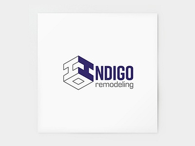 Indigo Remodeling branding construction corporate graphic design indigo logo logo design logo redesign purple rebranding remodeling