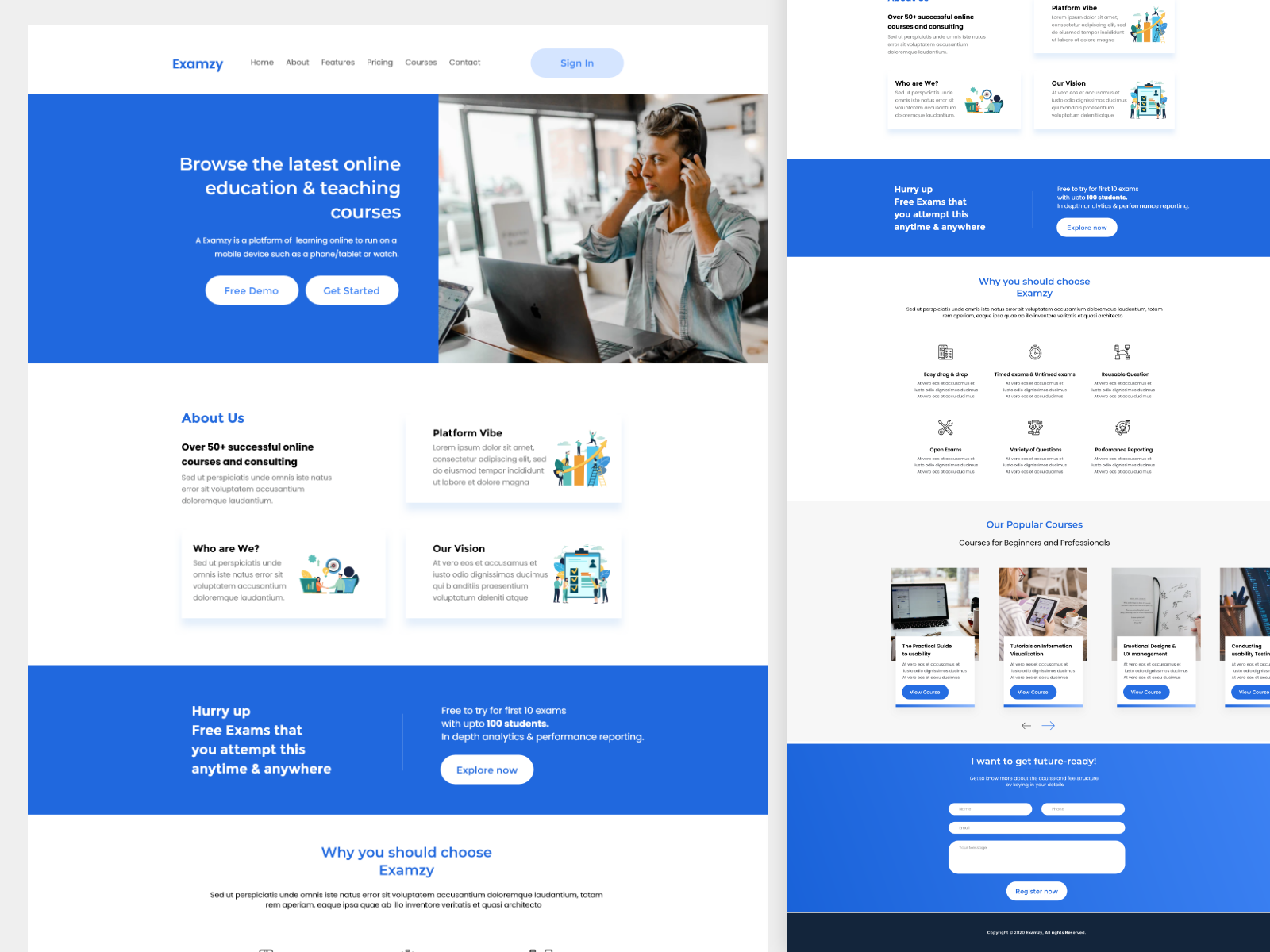 Online Exam Design by Rahul Agnihotri on Dribbble