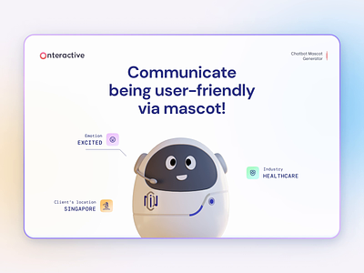 Friendly chatbot mascot design with feelings 3d ai assistant bot character character design characterdesign chatbot e commerce healthcare healthcare app healthcareit mascot mascot character mascot design medical design robot robots