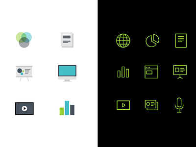 Variable icon sets for AvenueCX identity