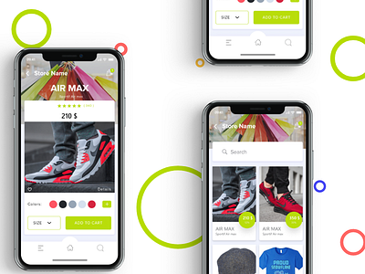 Ecomerce Shopping App ( free xd file)