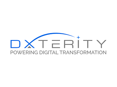 dxterity logo branding contest contest logo design illustration letter letter logo letter mark logo logo design logodesign logotype typogaphy vector