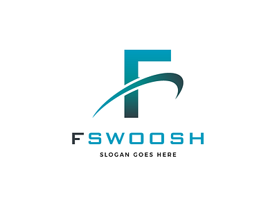 f letter swoosh logo template branding creativemarket design illustration logo logo for sale pictorial pictorial mark vector
