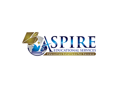 Aspire contest design education graduation graduation cap illustration logo pictorial pictorial mark vector