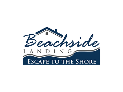 Beachside Landing contest design home house illustration logo pictorial pictorial mark real estate vector