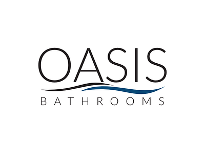 Oasis bathrooms contest design illustration letter letter logo logo pictorial pictorial mark vector
