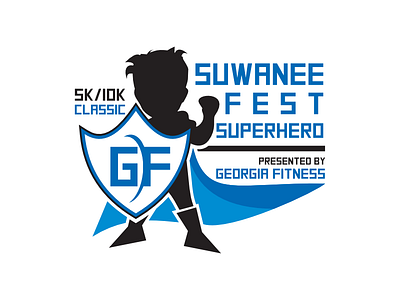 Suwanee Fest Superhero contest design fest fitness illustration logo pictorial pictorial mark sport superhero vector