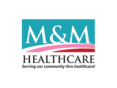 M & M Healthcare contest design health healthy letter letter logo letter mark logo typography vector