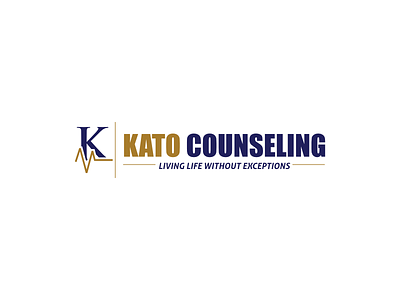 Kato Counseling contest design letter letter logo letter mark logo typography vector