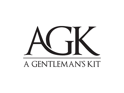 A Gentleman'S Kit contest design fashion letter letter logo letter mark logo man men typography vector