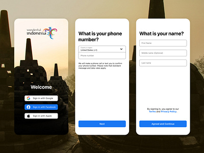 Sign Up form Traveling apps 001 app dailyui design ios ui ux