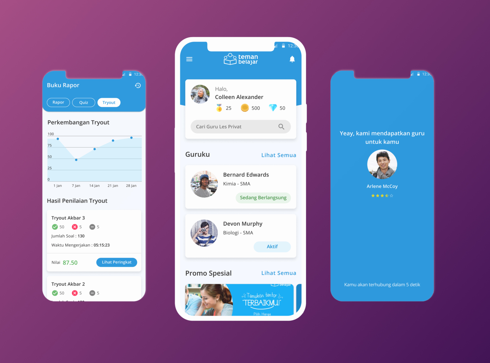 Teman Belajar Mobile Apps Design By Lukman Indro Prakoso On Dribbble