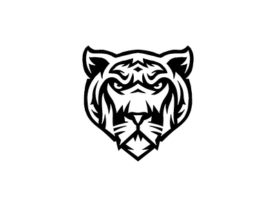 Mascot Tiger Sketch art branding clean design flat identity illustration illustrator logo minimal