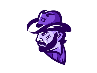 Cowboy Mascot branding clean design identity illustration illustrator logo ui vector