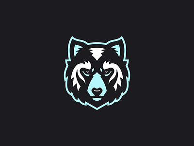 Wolf Mascot Logo art branding clean design flat identity illustration illustrator logo minimal