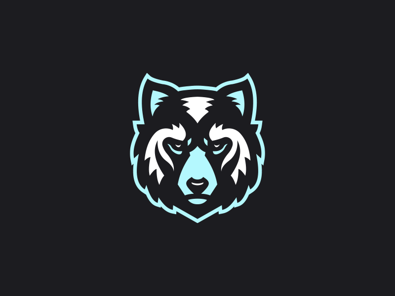 Wolf Mascot Logo by Jarad on Dribbble