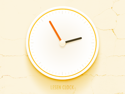 Clock clock icon time yellow