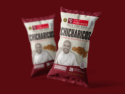 Package Design - Chicharicos Chef Piñeiro bag design food package design packaging puertorico restaurant snacks
