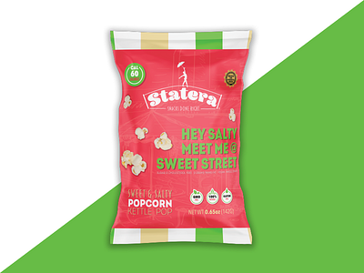 STATERA // brand + packaging design food healthy packaging popcorn snacks