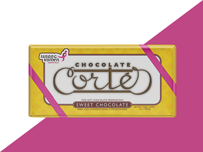 CORTÉS // chocolate bar re-packaging design