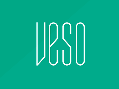 VESO // hair blower app beauty brand branding green logo