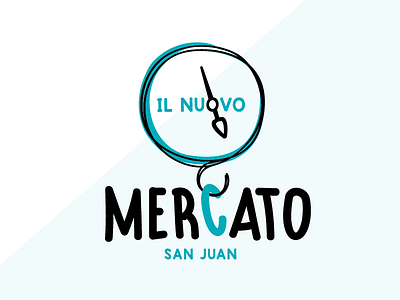 IL NUOVO MERCATO SAN JUAN // italian restaurant brand branding food logo puertorico restaurant
