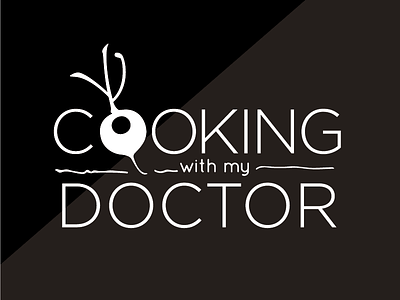 COOKING WITH MY DOCTOR // educational and products brand branding educational food healthy logo puertorico