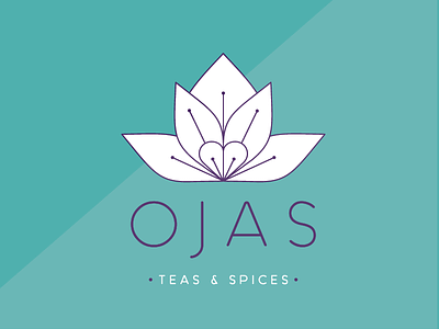 OJAS // teas & spices brand branding drink food healthy logo product puertorico tea