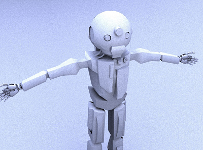 Humbot 3d industrialdesign maya robot