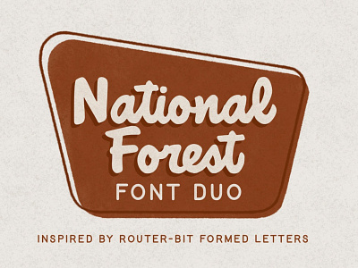 National Forest Font Duo