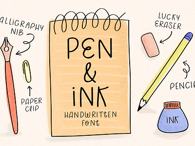 Pen & Ink Font