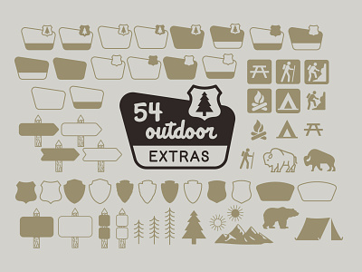 National Park Icons arches camping camping sign camping signs design design extras grand canyon icon set icons icons design icons pack iconset national park national park logo national park service national parks outdoor yellowstone yosemite zion