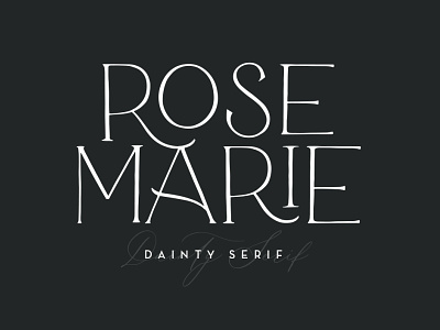 Rosemarie Dainty Serif