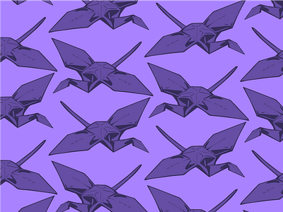 Purple Crane