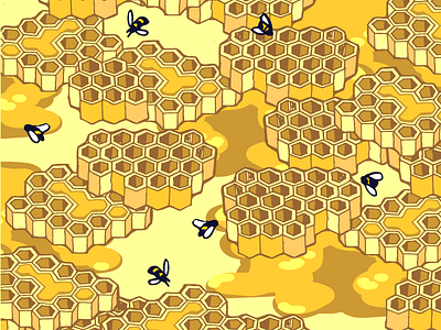 Honeycomb bees honeybee honeycomb pattern