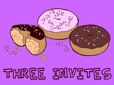 3 Dribbble Invites Available! dribbble invites dribble invite illustration invitation invite invite giveaway